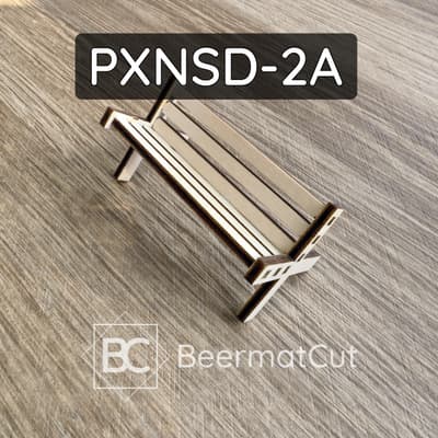 Żłobek laserowany ze sklejki do szopki bożonarodzeniowej.