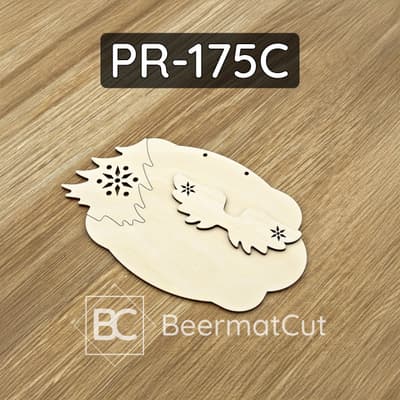 Baza do makramy ze sklejki wycinana laserowo do rękodzieła i dekoracji.