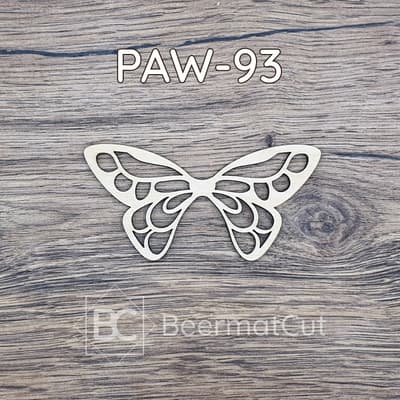 Drewniane skrzydła wróżki, wycinane laserowo, do makramy i ozdób rękodzielniczych.