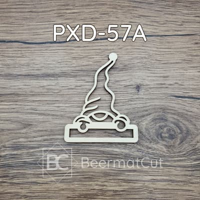 Świąteczna baza do makramy, laserowana sklejka, motyw trolla.